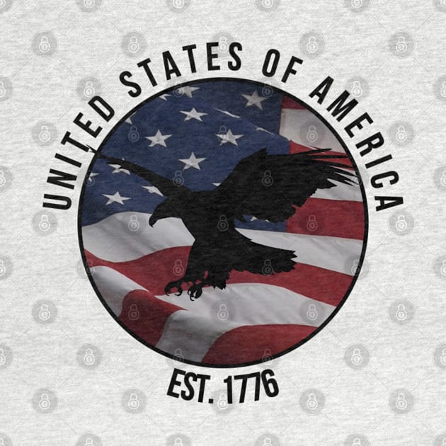 USA EST 1776 by Designs by Dyer